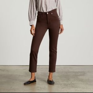 Madewell 10in mid rise Brown skinny jeans sz 30